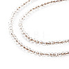 Electroplated Glass Beads Strands EGLA-S174-23B-01-3