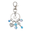 Alloy & Glass Keychains KEYC-YW00303-02-1