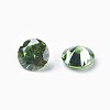 Cubic Zirconia Pointed Back Cabochons ZIRC-WH0001-B09-2