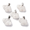 Natural Quartz Crystal Pendants G-B127-05P-14-2