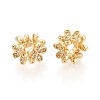 Daisy Flower European Beads KK-T079-67G-2