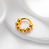 316L Surgical Stainless Steel Round Ball Beaded Hoop Nose Rings WG01142-06-1