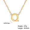 201 Stainless Steel Initial Pendant Necklaces FS-WG78A3B-17-1