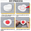 30Pcs DIY Blank Paint Sponges DIY-CP0013-84-6