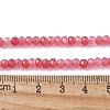 Dyed Natural Malaysia Jade Rondelle Beads Strands X-G-E316-2x4mm-62-2