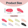 Plastic Alligator Hair Clips for Girls PHAR-TA0001-23B-4