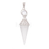 Natural Quartz Crystal Pendants PW-WG6405D-03-1