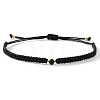 Natural Obsidian Round Link Bracelets LS-KB3682-1-1