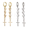 2 Pairs 304 Stainless Steel Leverback Earrings EJEW-JE06940-3