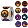 500Pcs Halloween Round Stickers AJEW-S089-02-1