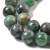 Natural Ruby in Zoisite Beads Strands G-R011-A02-01-4