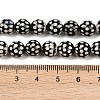 Tibetan Style dZi Beads Strands G-G328-A02-8mm-5