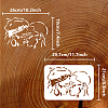 Plastic Drawing Painting Stencils Templates DIY-WH0396-215-2