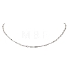 2.5MM 304 Stainless Steel Column Link Paperclip Chain Necklaces NJEW-JN05832-2