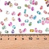 Baking Paint Transparent Glass Seed Beads X-SEED-N006-05-4