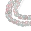 Acrylic Imitation Cat Eye Beads Strands OACR-Q197-01A-11-3
