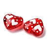 Glass Enamel Beads GLAA-Q125-01A-06-5