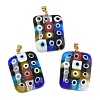 Handmade Lampwork Pendants LAMP-D006-05G-1