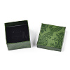 Flower Printed Cardboard Jewelry Boxes CBOX-T006-10E-3