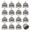 16Pcs Tibetan Style Zinc Alloy Pendant Bails FIND-CA0011-75C-1