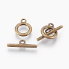 Alloy Toggle Clasps LS-TIBE-EA774Y-AB-RS-1