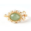 Natural Green Aventurine Finger Ring for Girl Women X1-RJEW-TA00012-1-4