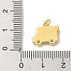Brass Cubic Zirconia Pendants KK-M278-13G-3