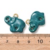 304 Stainless Steel Enamel Pendants STAS-Z193-12G-02B-3