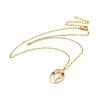 Colorful Cubic Zirconia Constellation Pendant Necklace LS-NJEW-H166-01A-1
