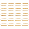 Unicraftale 20Pcs 304 Stainless Steel Linking Rings STAS-UN0051-15-1