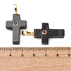 Natural Obsidian Pendants G-B180-01G-11-3
