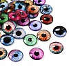 Printed Transparent Glass Cabochons GL-CBAA22A-05-1