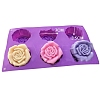 DIY Food Grade Silicone Rose Molds PW-WG46412-01-2