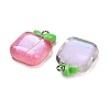 Fruit Theme Transparent Resin Pendants RESI-B047-08-2