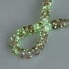 Luminous Handmade Gold Foil Glass Beads Strands FOIL-N029-02A-09-2