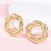 304 Stainless Steel Stud Earrings for Women EJEW-K306-05G-3