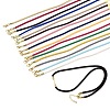 3MM Round Nylon Milan Cord Necklaces Making NJEW-H091-01G-1