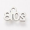 Tibetan Style Alloy Charms TIBE-S306-04AS-RS-2