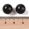 Synthetic Blue Goldstone No Hole Sphere Beads G-K353-04B-26-3