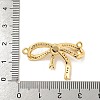 Rack Plating Brass Peg Bail Pendants Micro Pave Clear Cubic Zirconia KK-A214-13G-3