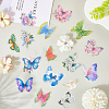120Pcs 20 Styles PET Adhesive Waterproof Stickers Set STIC-SP0001-13-3