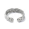 304 Stainless Steel Cuff Rings RJEW-M019-23P-3