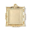 Brass Pendant Cabochon Settings KK-V005-01G-03-1