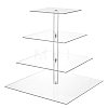 4-Tier Acrylic Dessert Display Risers ODIS-WH0079-093-1