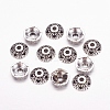 Tibetan Style Alloy Bead Caps X-LFH10353Y-NF-1