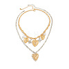 Alloy Iron Rhinestone Necklaces Set WG4BFA9-03-2