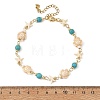Ocean Starfish Turtle Anklets AJEW-AN00847-02-3