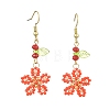 Glass & Acrylic & Natural Malaysia Jade Dangle Earrings EJEW-MZ00735-3