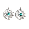 304 Stainless Steel Rhinestone Pendants STAS-Z166-24P-05-1