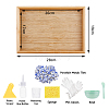 DIY Mosaic Serving Tray Home Decoration Making Kit DJEW-FG0001-35-2